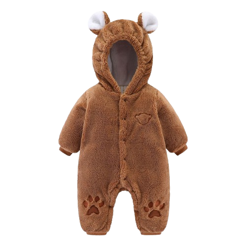 Premium Newborn Baby Winter Onesie | Warm Quilted Romper