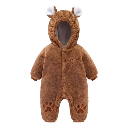 Premium Newborn Baby Winter Onesie | Warm Quilted Romper