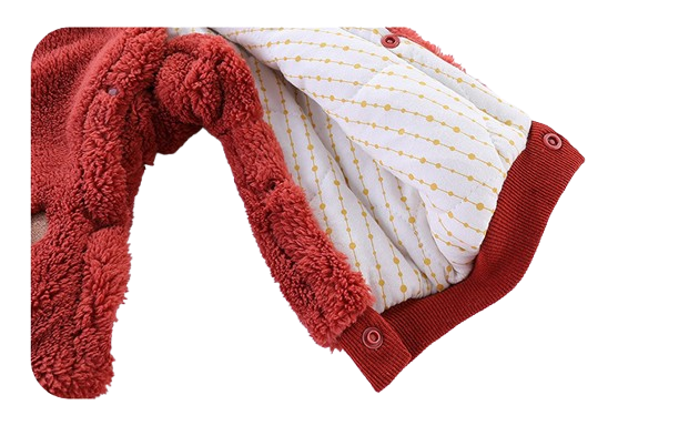 Premium Newborn Baby Winter Onesie | Warm Quilted Romper