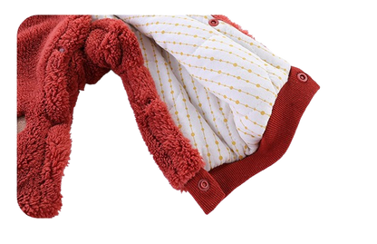 Premium Newborn Baby Winter Onesie | Warm Quilted Romper