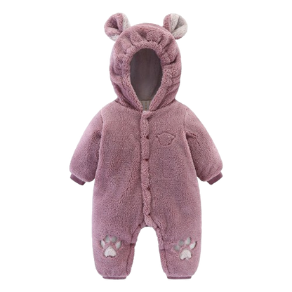 Premium Newborn Baby Winter Onesie | Warm Quilted Romper