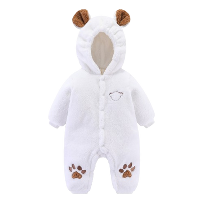 Premium Newborn Baby Winter Onesie | Warm Quilted Romper