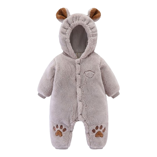 Premium Newborn Baby Winter Onesie | Warm Quilted Romper