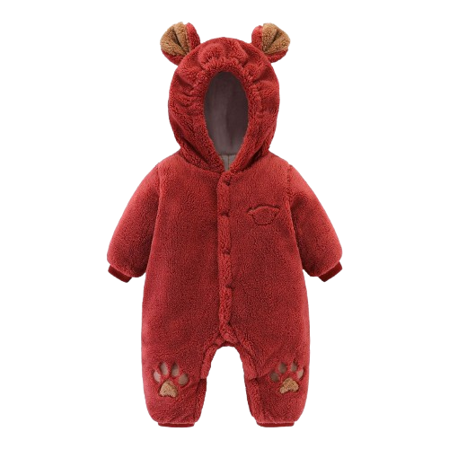 Premium Newborn Baby Winter Onesie | Warm Quilted Romper